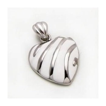 Prívesok srdiečko-KPR076 (chirurgická oceľ)