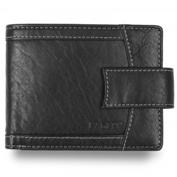 Čierna pánska kožená peňaženka (GPPN259)