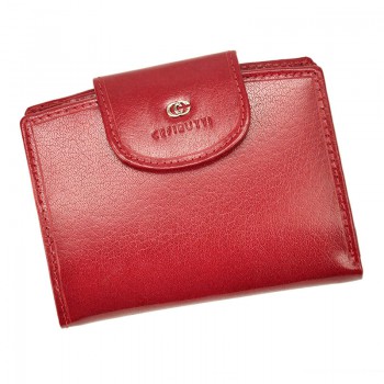 Červená kožená dámska peňaženka (GDP235)