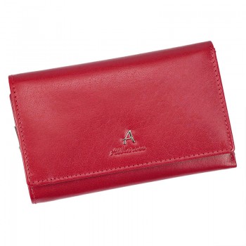 Dámska kožená červená peňaženka (GDP242)