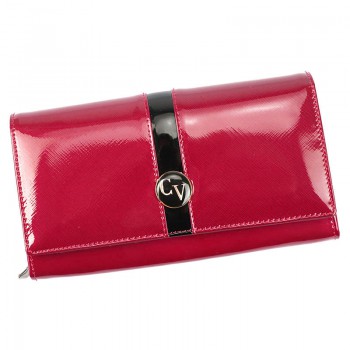 Dámska červená kožená peňaženka (GDPN257)