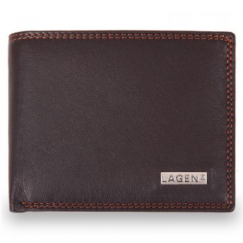 Pánska hnedá kožená peňaženka (GPPN293)
