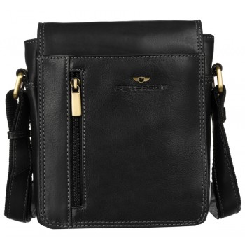 Pánska kožená crossbody taška (GT177)