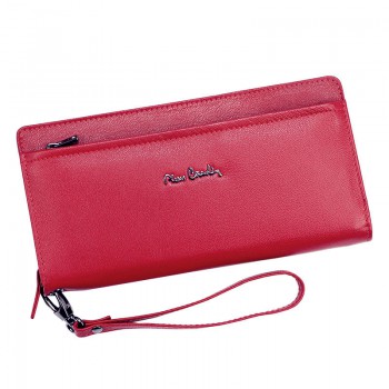 Značková červená dámska peňaženka s vreckom na mobil (GDPN311)