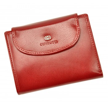 Červená kožená dámska peňaženka (GDP327)