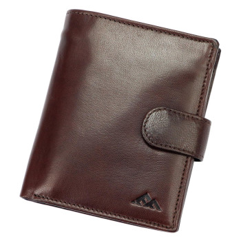 Kvalitná kožená hnedá pánska peňaženka (GPPN377)