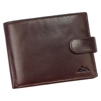 Kvalitná kožená hnedá pánska peňaženka (GPPN378)