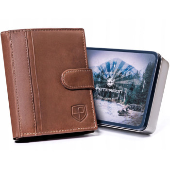 Značková pánska kožená peňaženka s prackou (GPPN380)