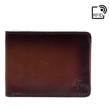 Značková tenká pánska kožená peňaženka - Visconti (GPPN384)