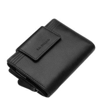 Čierna dámska kožená peňaženka (GDPN351)