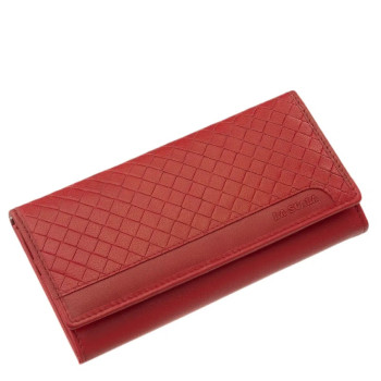 Červená dámska kožená peňaženka (GDPN354)