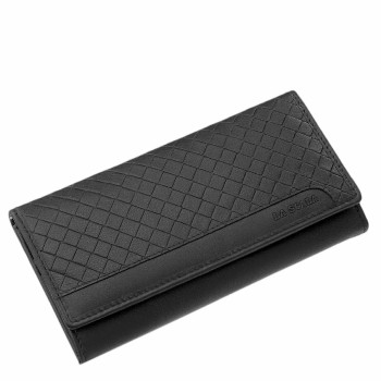 Čierna dámska kožená peňaženka (GDPN355)