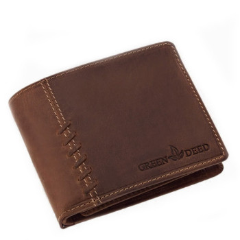 Hnedá pánska kožená peňaženka (GPPN419)
