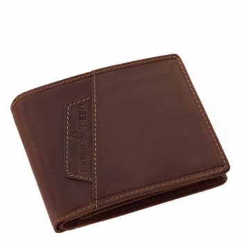 Hnedá pánska kožená peňaženka (GPPN410)