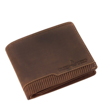 Hnedá pánska kožená peňaženka (GPPN418)