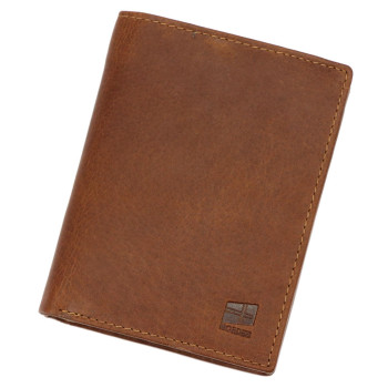 Kvalitná kožená pánska peňaženka na výšku (GPPN428)