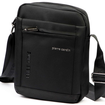 Značková pánska taška cez rameno Pierre Cardin čierna (TP117211)