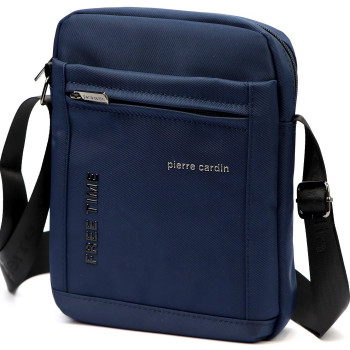 Značková pánska taška cez rameno Pierre Cardin modrá (TP117213)