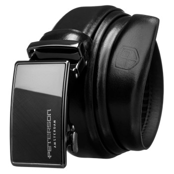 Značkový čierny pánsky automatický opasok (GP196)