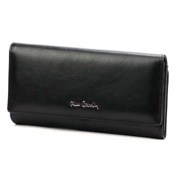 Značková kožená dámska peňaženka Pierre Cardin čierna (GDPN408)