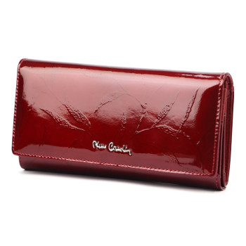 Značková kožená dámska peňaženka Pierre Cardin červená (GDPN413)