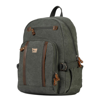 Značkový stredne veľký mestský batoh zelený (GTB827)