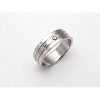 Dámsky prsteň z chirurgickej ocele (KPZ2)
