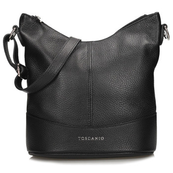 Talianska kožená crossbody kabelka Rita - čierna GK127