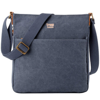 Veľká značková crossbody taška - modrá (GT549)